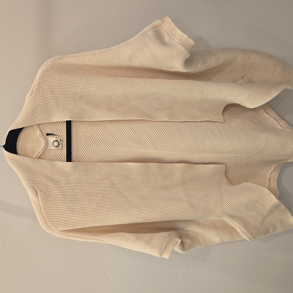 Anthropologie Akemi Kin Open Front Cardigan Sweater Short Sleeve